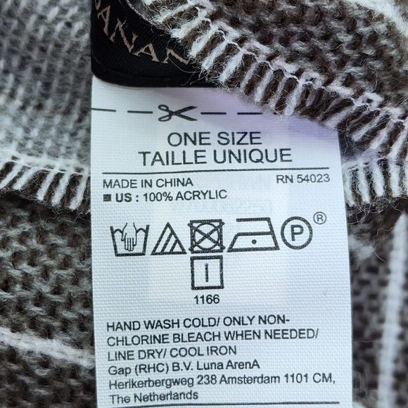 Banana Republic Women's Stripe Patterned Acrylic Scarf - OS - Picture 5 of 6